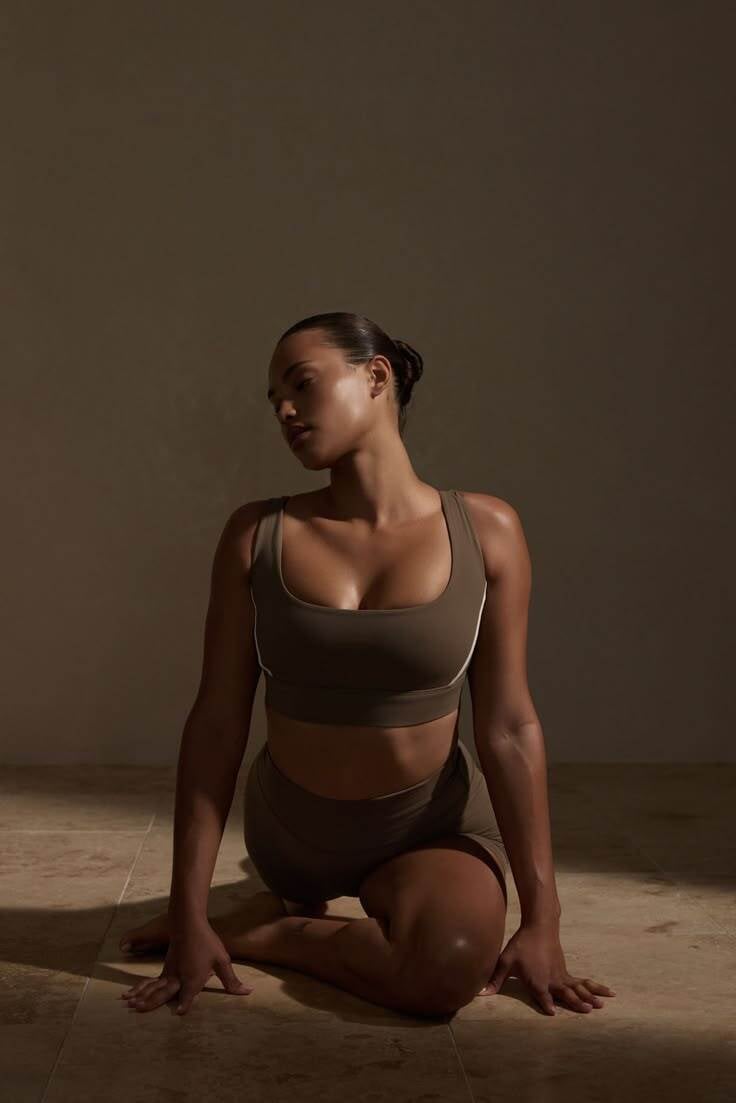 Devin Bra Color Block - Stone_Ivory Jersey - Stone_Ivory Jersey _ L